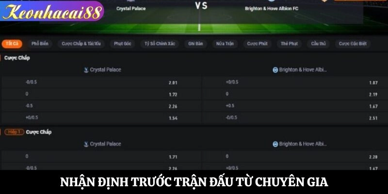 Nhận định trước trận đấu từ chuyên gia