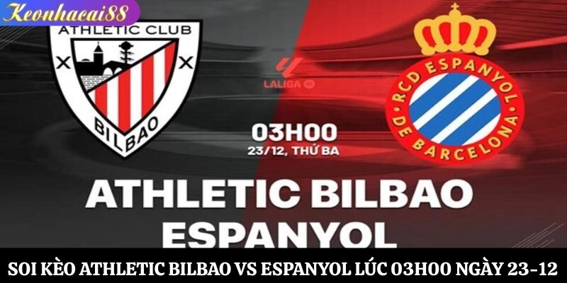 Soi kèo Athletic Bilbao vs Espanyol