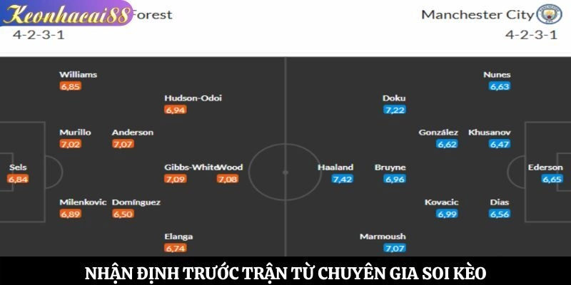 Nhận định trước trận từ chuyên gia soi kèo